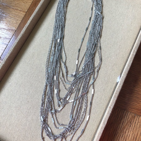 Chloe + Isabel Silver bib - Picture 2 of 2